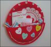 valentine card holder