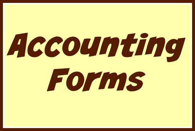 daycare accounting forms