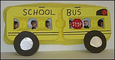 egg carton school bus