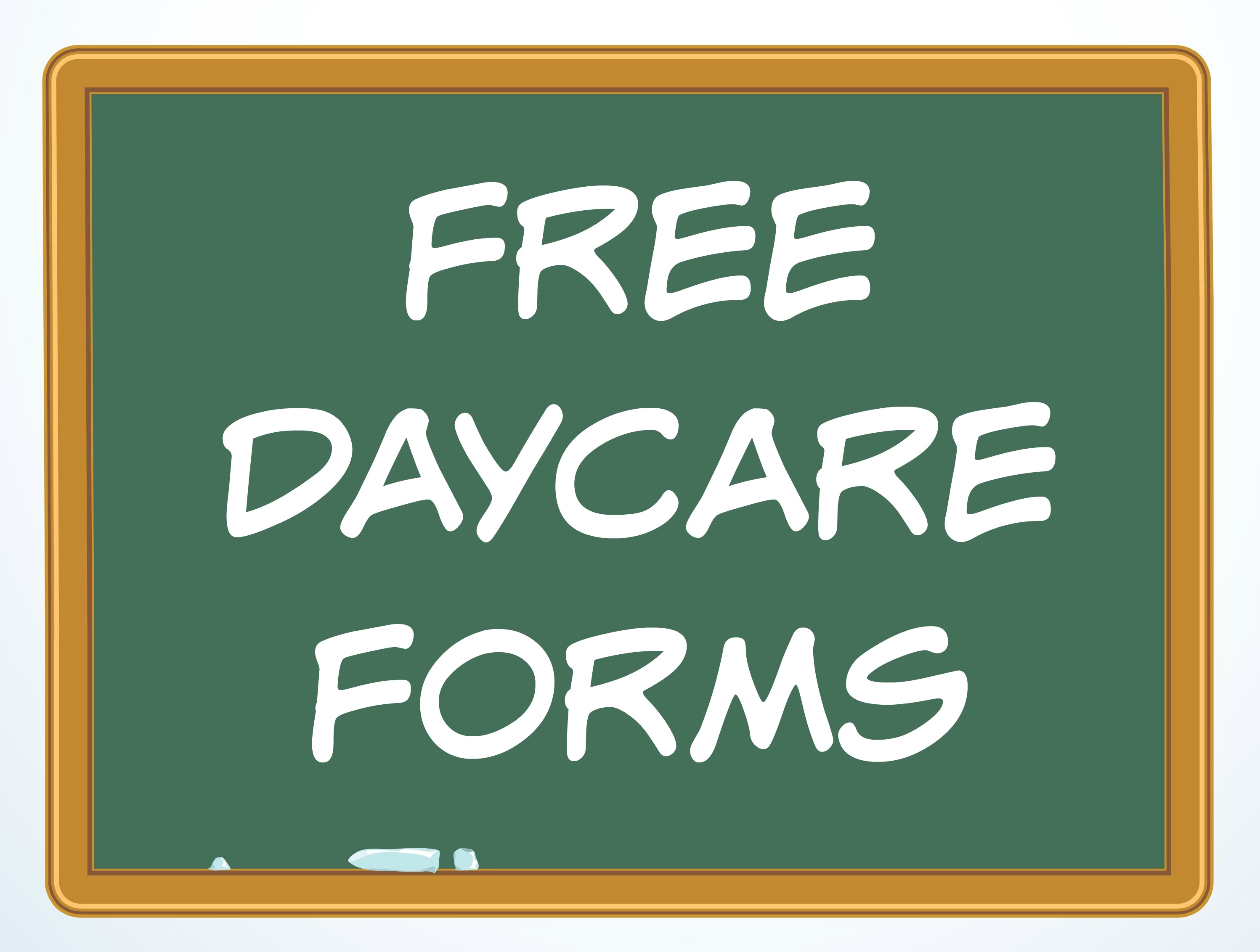 free daycare forms