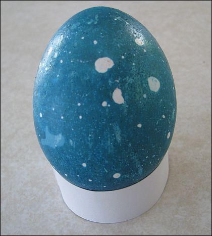 speckled easter eggs