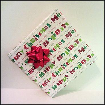 wrapped present
