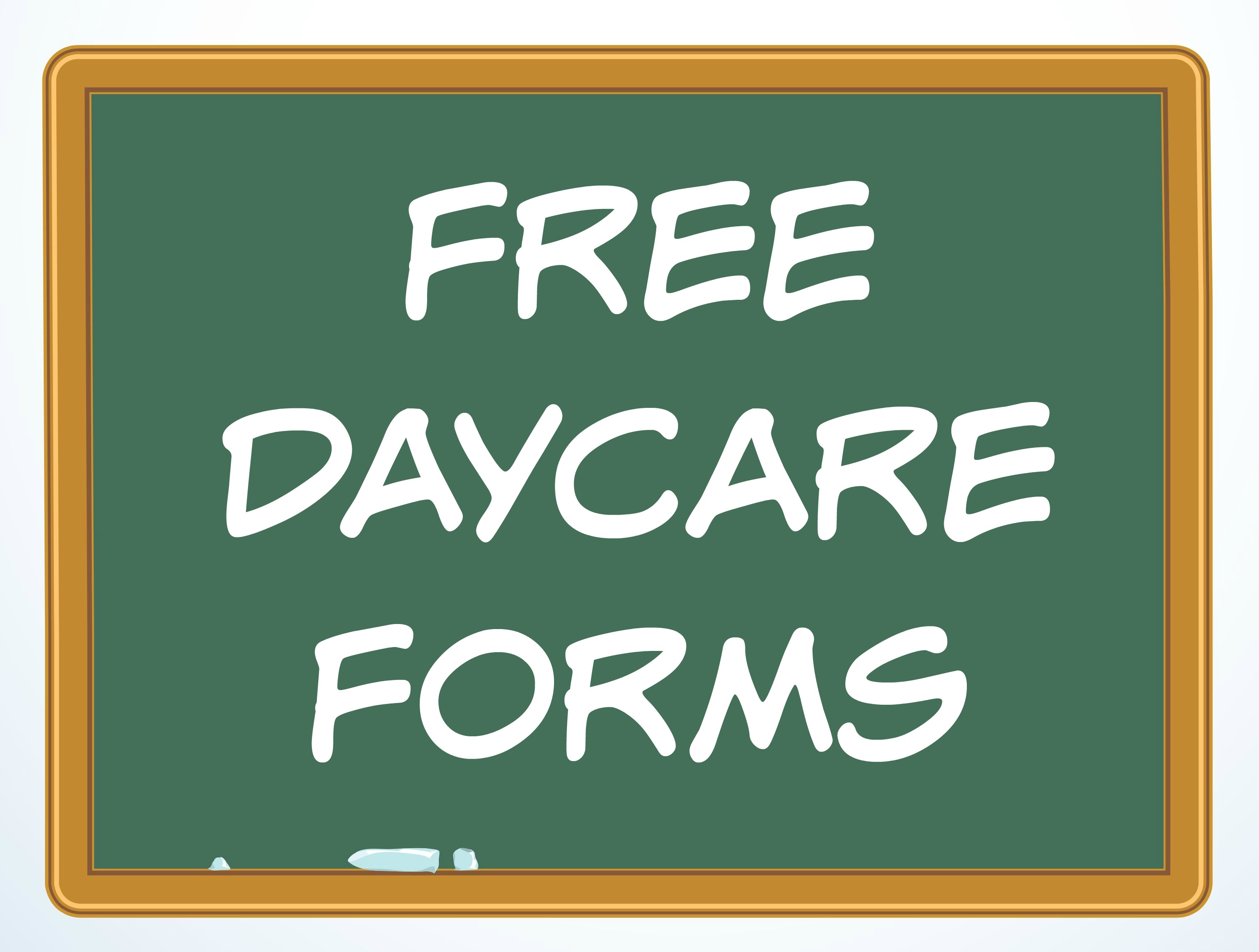 free daycare forms and sample documents how to make a daycare